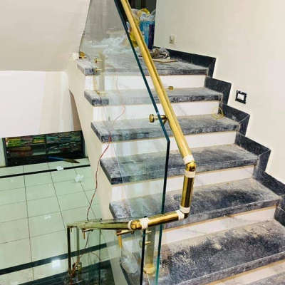 SS Steel roj gold work glass railing service all Delhi 9210710107