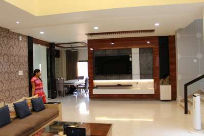 Living room and dining area. #interiordesign #interior #interiordesigner #ledunit #ledunitdesign #falseceiling #luxury #luxuryhomes #luxuryinterior #luxuryinteriors #interiorshapes #interiorshapesandesigns #sofa #luxurysofa #livingroom #diningtable #diningroomdecor