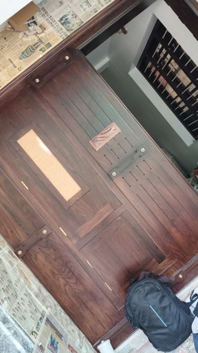 #DoubleDoor  #FrontDoor  #veetiwood  #pupolish  #asianpaint