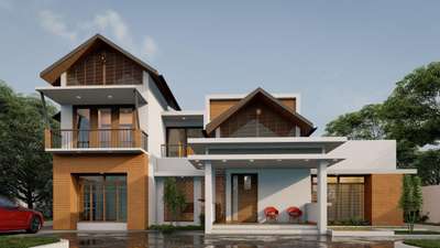 #ContemporaryHouse #ContemporaryDesigns #3dvisulization #skechup #rendering