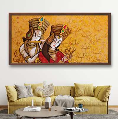 💐Jai Shri Radhey Krishna💐
Medium -Oil Colour on Canvas 
Title -Love Tune
Size -42/72 inch #arts  #artificialgrass  #Artificial  #architact  #artechdesign  #archallery  #TexturePainting  #LivingRoomPainting  #LivingroomTexturePainting  #AcrylicPainting  #WindowPainting  #WallPainting  #painters