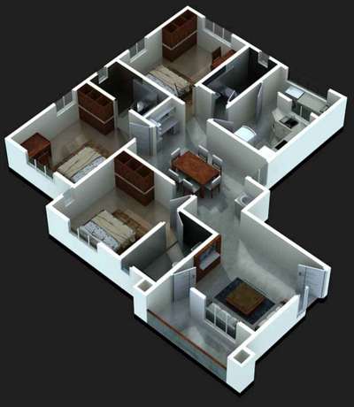 ●Well built 3  BHK ,2BHK,1,BHK  Flat for sale Calicut.