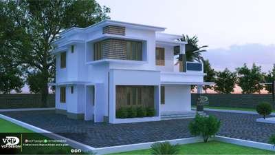 #exterior_Work #3dhouse #KeralaStyleHouse  #naturallight