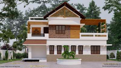 3D Visualisation of a 1154 sq ft home @ Thankey
 #homedesignkerala #homesesign  #3delevationhome  #sketchup
 #lumion10 #homedesigningideas  
#finerdesignsand3d
 Rate -Rs. 2 per sqft