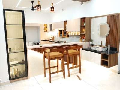 #intirior#kitchen#partition#wash
#counter
