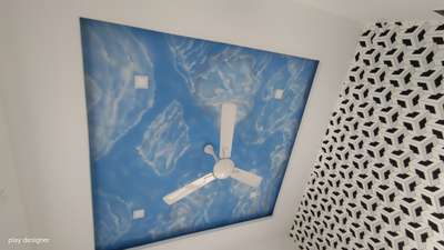 ceiling Wall decor sky& cloud|Wall painting designe.
 #ceilling  #AcrylicPainting  #HouseDesigns
