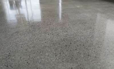 polished cement floor