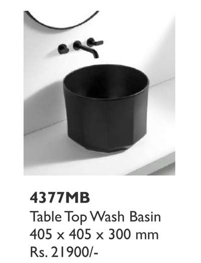 top basin counter in mad black