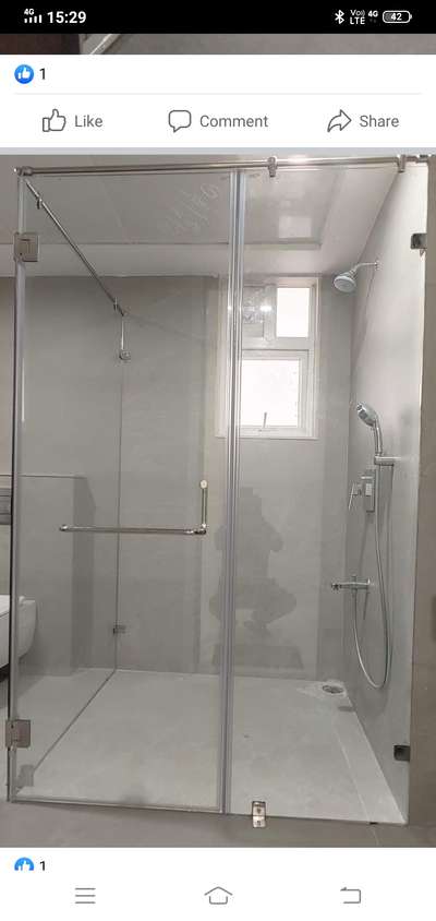 glass shower cabin