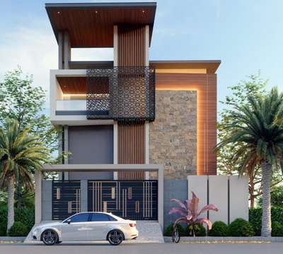 We make Front Elevation with 3D Design and also we make 2D Design.