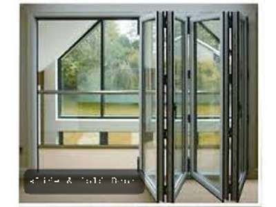 100% opening slide and fold doors