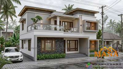 4BHK Residential Project  #ProposedResidentialDesign  #residentialbuilding  #residenceinterior  #extrriordesign  #HouseConstruction   #exterior3D  #FloorPlans  #ElevationHome  #manaarchitects  #mavelikara