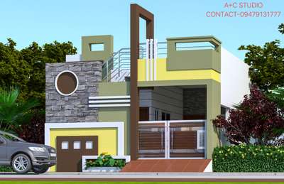 #singlex #2BHKHouse #2BHKPlans #exterior_Work #ElevationDesign