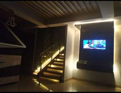 lobby in darkness
 #saralata  #budgetedhotel  #interiors  #lowcostdesign  #athome