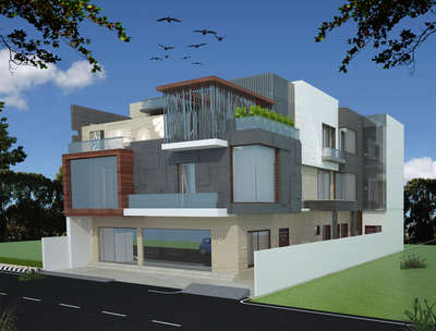 exterior design. kavi nagar