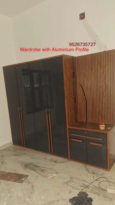 Aluminium Wardrobe  #4DoorWardrobe  #WardrobeIdeas #WardrobeDesigns #InteriorDesigner