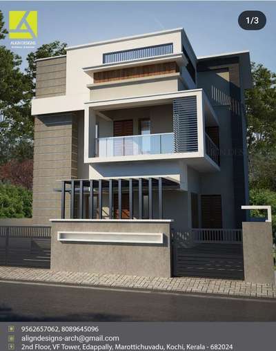 Proposed Residential Building At Kakkanad
ALIGN DESIGNS 
Architects & Interiors
2nd floor,VF Tower
Edapally,Marottichuvadu
Kochi, Kerala - 682024
Phone: 9562657062