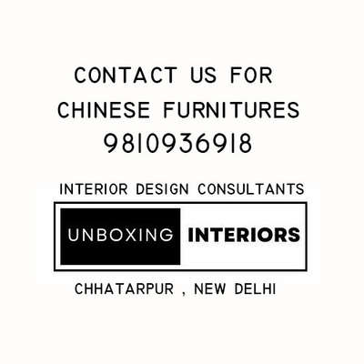 one stop solution for all interior design needs 
Unboxing Interiors