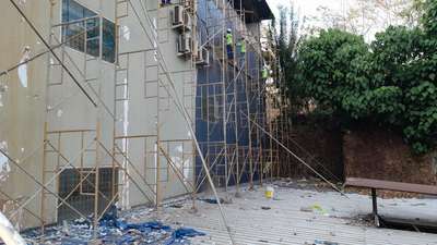 Exterior wall waterproofing  #WaterProofing  #HouseConstruction  #waterproofingwork  #incachemicals