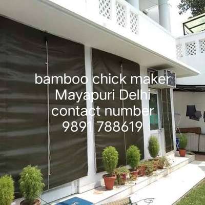 bamboo chick maker contact number 9891 788619 Mayapuri Delhi