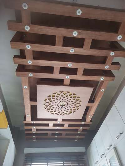 wooden ceiling. We design as per budget and ideas.