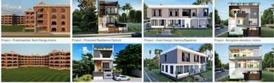 Elevation design for commercial,residential projects