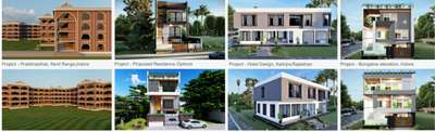 Elevation design for commercial,residential projects