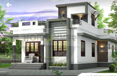 Home exterior in 3D