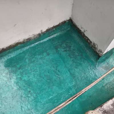 waterproofing FRP (Fiberglass lamination) on terrace @ Pathanamthitta ####