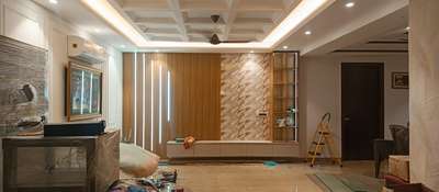 TV unit in 15feet area wall
 #InteriorDesigner #interiores