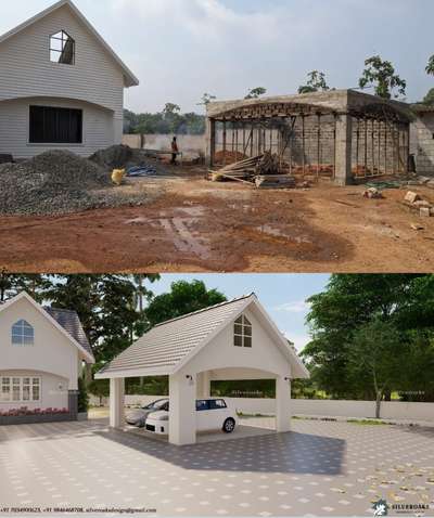 "From design to reality: Car porch site update"

Client - Mr. JOY KURIAN
LOCATION - MANNARKKAD, PALAKKAD

We build your dream home.Contact us
#silveroaks #silveroaksengineers#SiteUpdate
#CarPorchDesign
#CarPorchIdeas
#HomeImprovement
#HomeRenovation
#Architecture
#BuildingDesign
#ConstructionUpdate
#SiteUpdate
#HomeExtension
#PorchDesign
#PorchIdeas
#OutdoorLiving
#HomeExterior
#DesignInspiration
#BuildingInspiration
#HomeMakeover
#HOMEInspiration
#CarPorchInspiration
#HouseRenovation
#HomeDecorInspiration
#BuildingAndConstruction
#HomeDesignIdeas
#ArchitectureDesign
#HomeRenovationIdeas
#PorchGoals
#HomeImprovementProject
#DreamHomeDesign