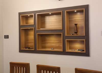 open niche work ....
@ chavakkad 
material 
Trojan classic 710 grade
merino lamination 




 #thrissur  #Chavakkad  #openshelve