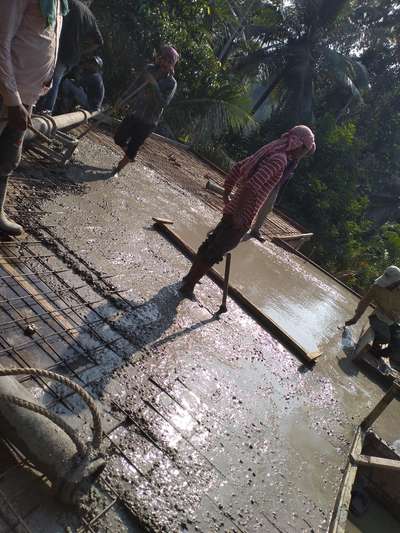 Slab casting at kottayam