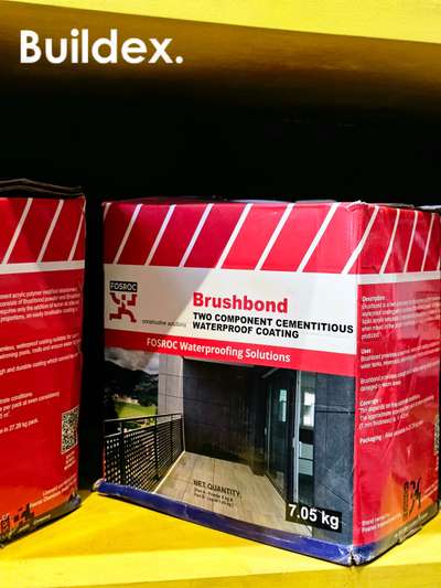 Fosroc Brushbond

Two component cementitious waterproof coating





 #WaterProofings  #leakproof  #bathroomwaterproofing  #keralaarchitectures  #KeralaStyleHouse   #Fosroc  #drfixit  #sika  #bostik  #weber  #bond  #concrete