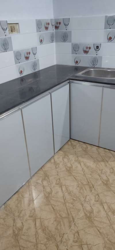 Aluminum modular kitchen cabinet