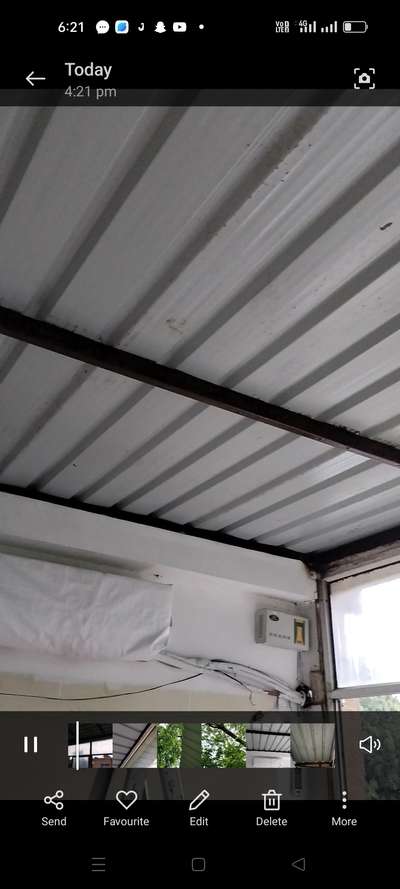 *Sheet roofing work *
making all types of roof tin sheds