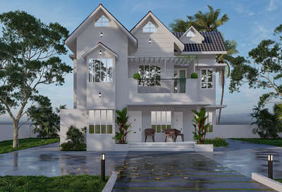 5bhk
groundfloor- 1868sqft
firstfloor- 983sqft
total- 2851sqft
 #5bhk #exterior_Work #HouseDesigns