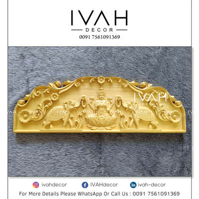 Sri Gajalakshmi wooden wall Hanging for House Entrance and Pooja Room 

For more details please whatsApp Or call us : 0091 7561091369

#ivah #ivahdecor #woodcarving #poojaroom #poojaroomdecor #poojacarving #gajalakshmi #wooddecor #topcarving #god #templedesing