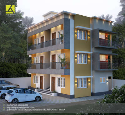 Residential apartment 1 BHK 6 unit, 1 unit area 500 sq.f
ALIGN DESIGNS 
Architects & Interiors
2nd floor,VF Tower
Edapally,Marottichuvadu
Kochi, Kerala - 682024
Phone: 9562657062