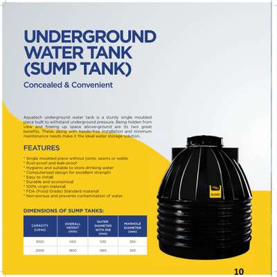 undergound water tanks #sump_tank  #AQUATECH