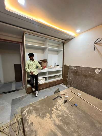 Exciting progress at our ongoing 4 BHK project in Parth Crown Residency! 🏡✨ Stay tuned as we transform this space into a luxurious haven, blending style and comfort seamlessly. #KumbhInteriors #ParthCrownResidency #LuxuryLiving #InteriorDesign  #mansarovar  #vaishali  #jagatpura  #jaipurcity #apartmentinterior #trunkeyproject #4bhkinterior #3bhkinterior #ModularKitchen