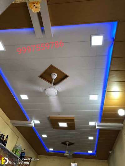 how to installation 👍🏿 pvc false ceiling with woll paneling 🕋 living room designs 💯bedroom 🏠 design