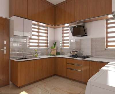 wooden laminated kitchen
#KitchenCabinet #ModularKitchen #KitchenInterior #gprofile #WoodenKitchen #aluminiumwork #LShapeKitchen #intsignhomeinteriors