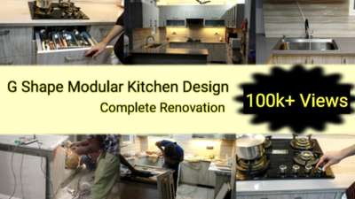 watch our video on YouTube. support us over there. we described about G Shape kitchen in this video