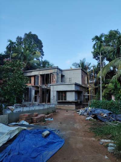 Residence under construction  #HouseDesigns #modernhome #budget #architecturedesigns