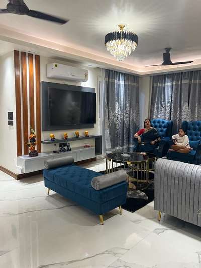 Living room design , happy client 
 #LivingroomDesigns 
 #popfalseceiling  #LivingRoomTV  #LivingRoomSofa