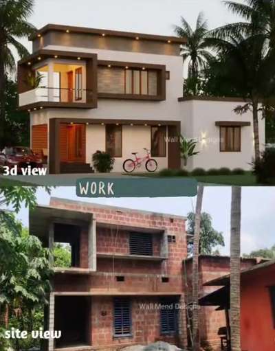3d view and site site view 🏡





 #3BHKHouse  #Palakkad