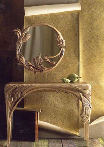 wood carving mirror frame only in order