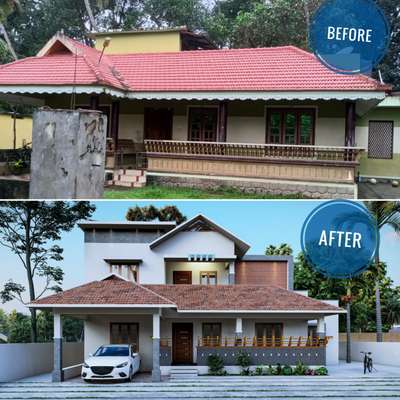 #HouseRenovation  #keralaarchitectures  #2storyhouse  #lumion10  #keralahomedesignz