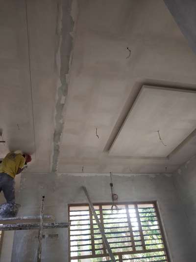 on going pop ceiling work .. #interriordesign  #FalseCeiling  #HouseDesigns   #ceiling